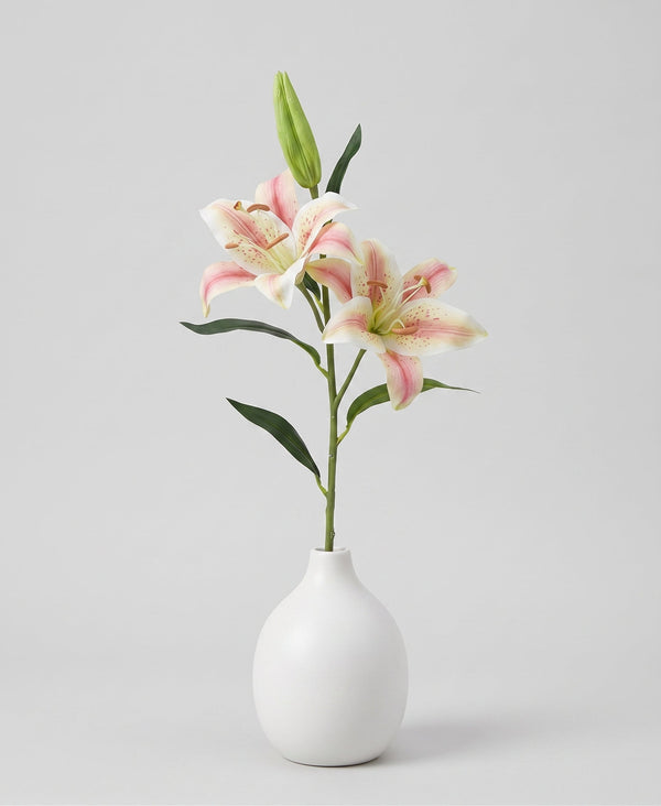 Casablanca Real Touch Large Lily Single Stem - Champagne (edited)