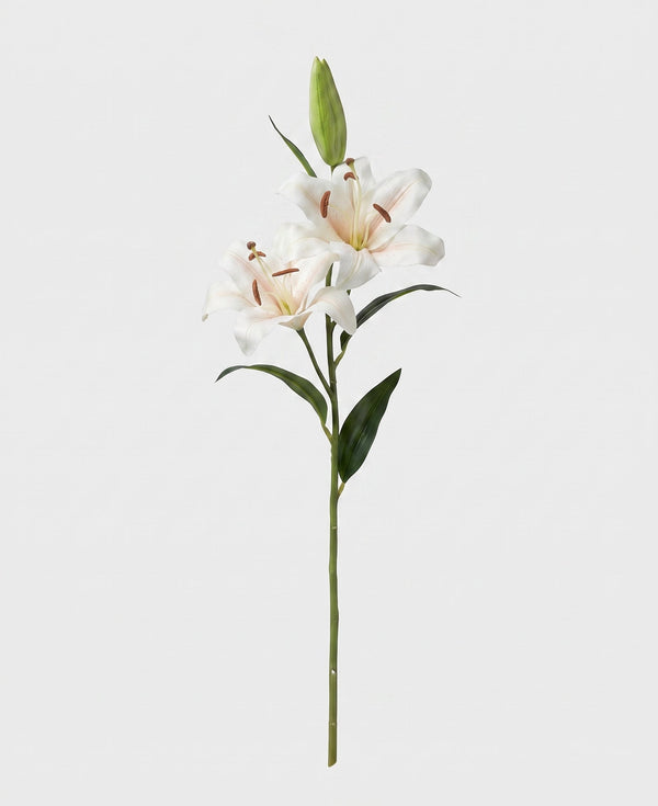 Casablanca Real Touch Large Lily Single Stem - White (edited v2)