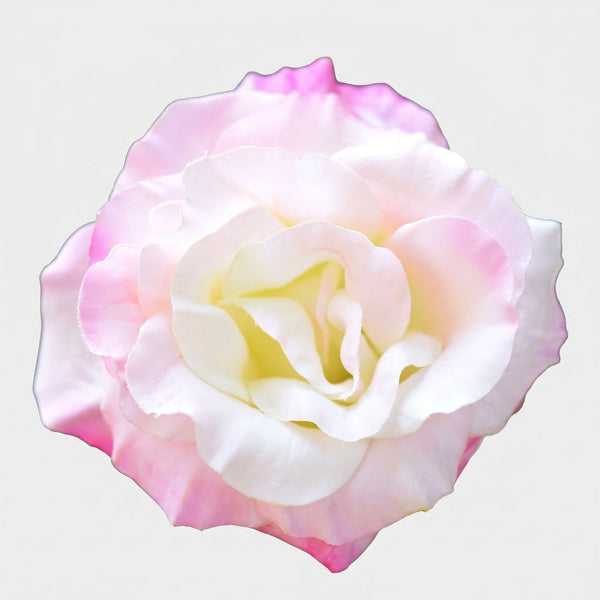 Real Touch Lisianthus Stem | Faux Eustoma with Bud and Foliage - Light Pink (extra)