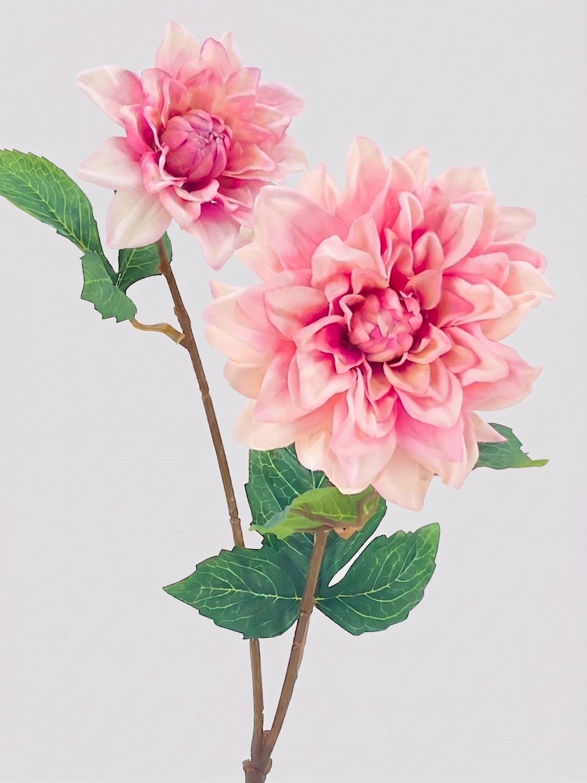 Real Touch Dahlia Stem | Light Pink Faux Dahlia 22" - Light Pink Main image