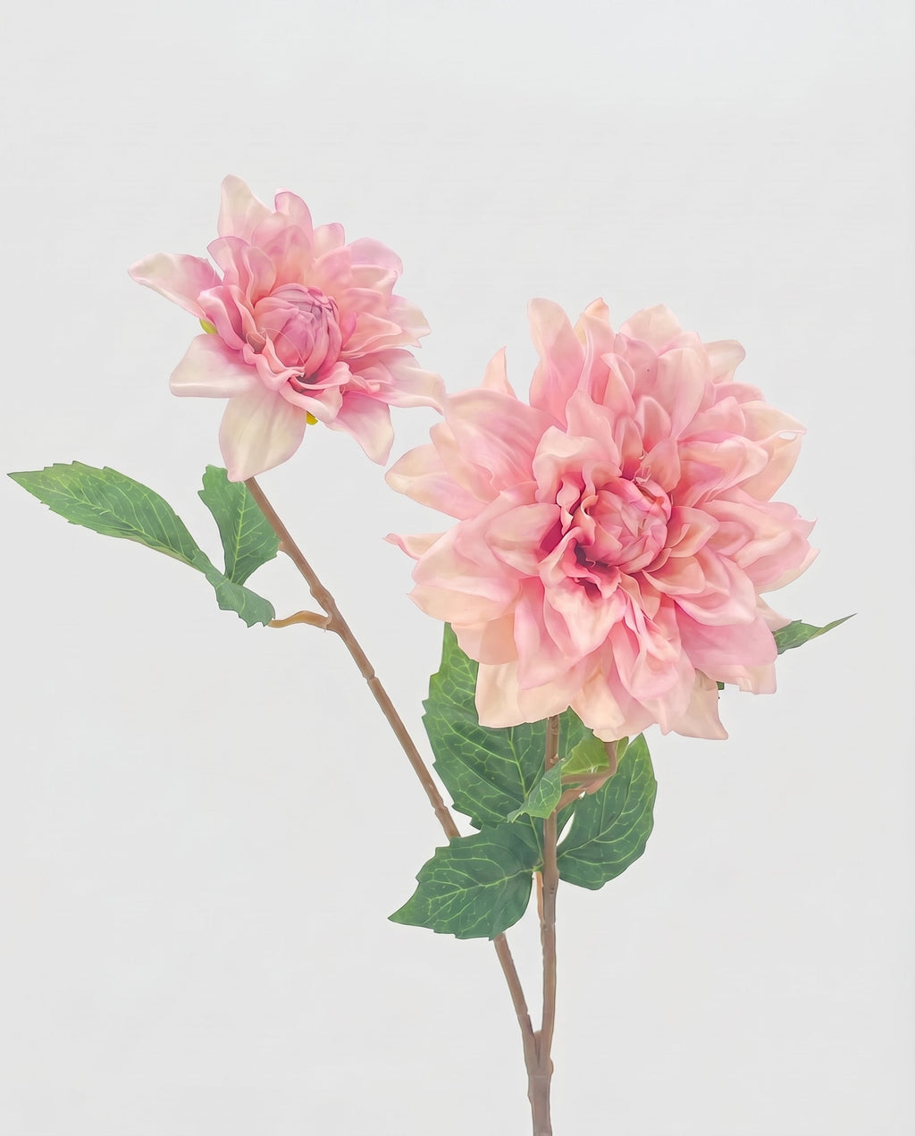 Real Touch Dahlia Stem | Light Pink Faux Dahlia 22" - Light Pink (extra)