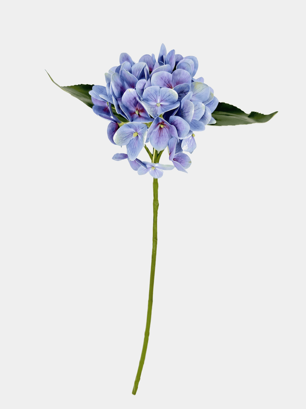 Real Touch Hydrangea Stem, Lifelike Faux Hydrangea Cluster - Blue (extra)