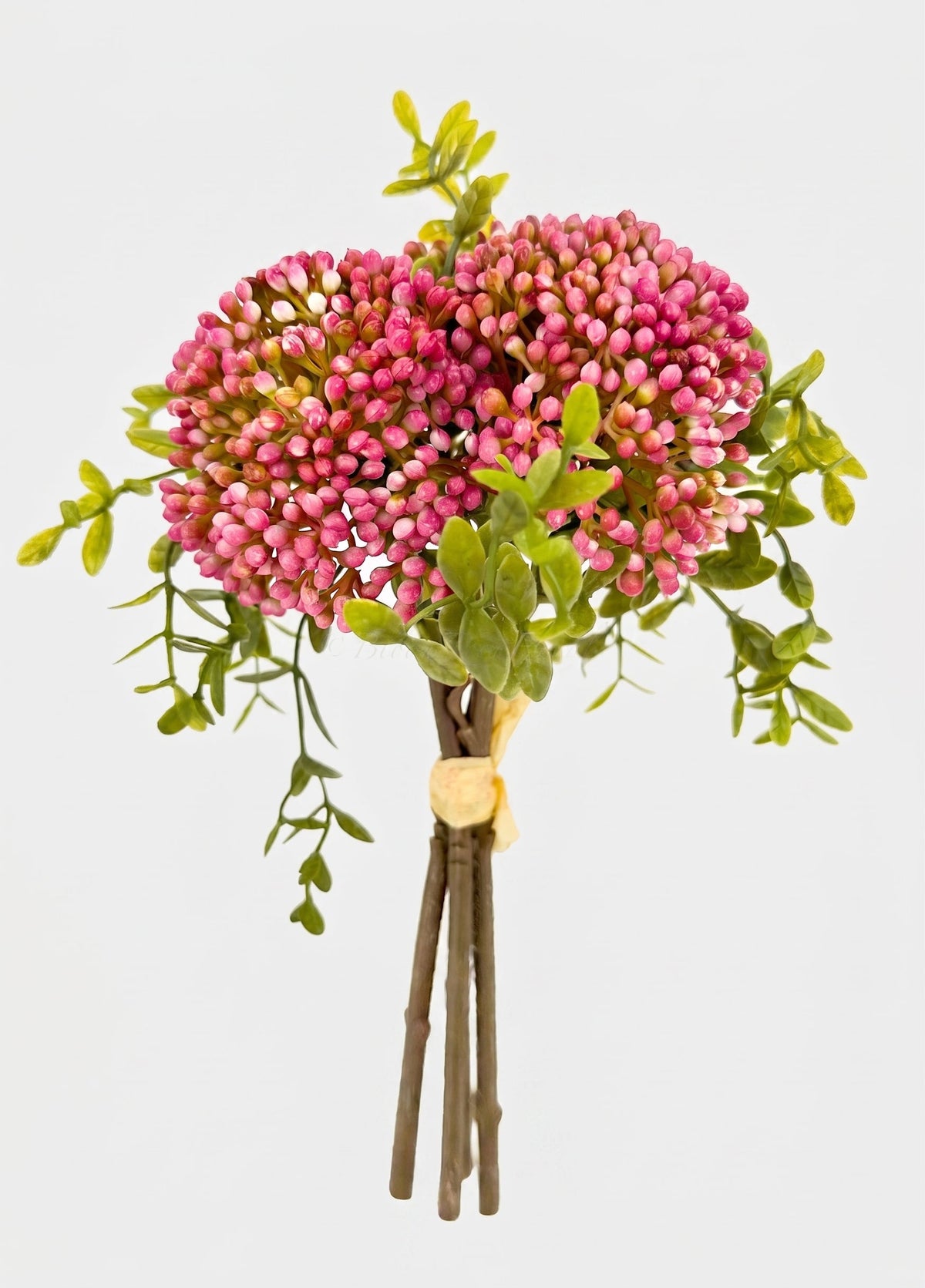 Pink Oat Berry Fruit Stems | Artificial Floral Filler - Pink Main image