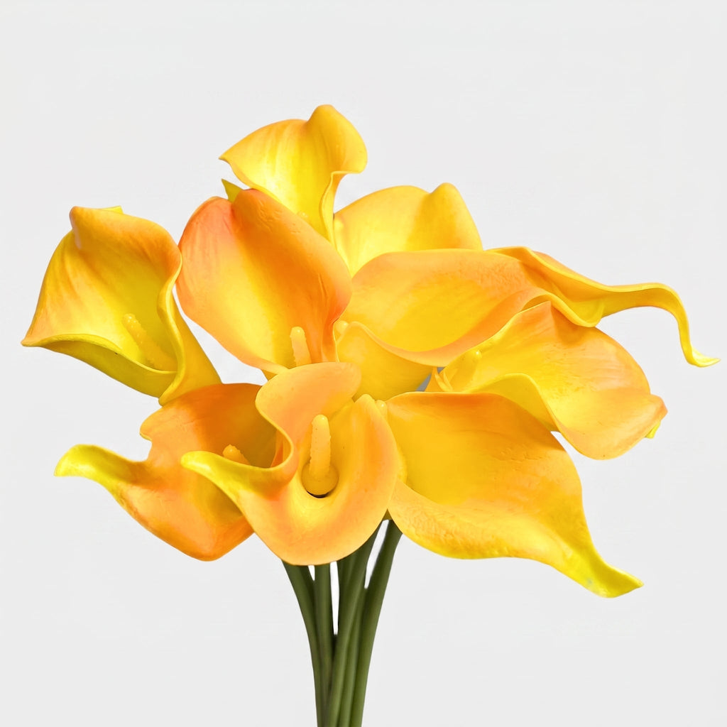 Small Calla Lily Bundle | Faux Real-Touch PU Lily 14.5" - Pink (extra)