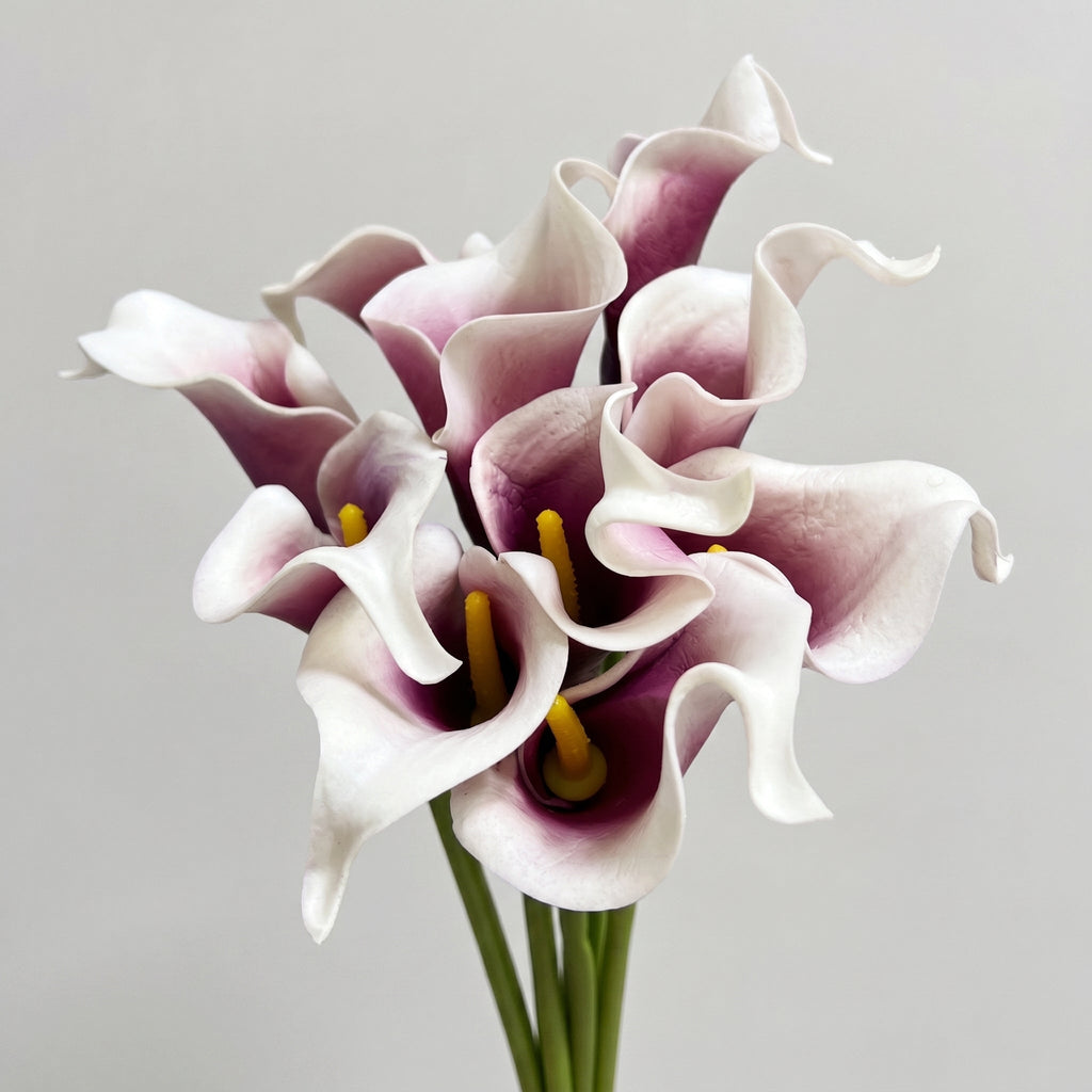 Small Calla Lily Bundle | Faux Real-Touch PU Lily 14.5" - Pink (extra)
