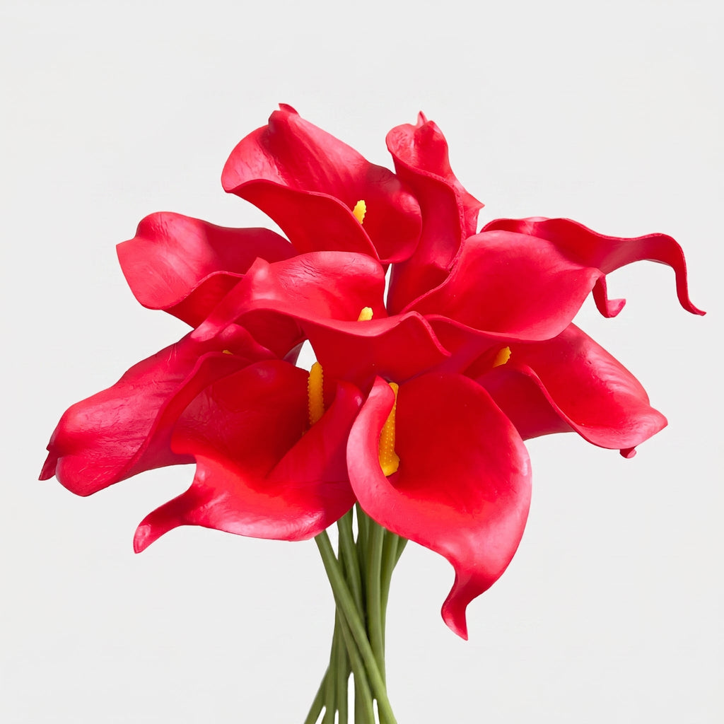 Small Calla Lily Bundle | Faux Real-Touch PU Lily 14.5" - Pink (extra)