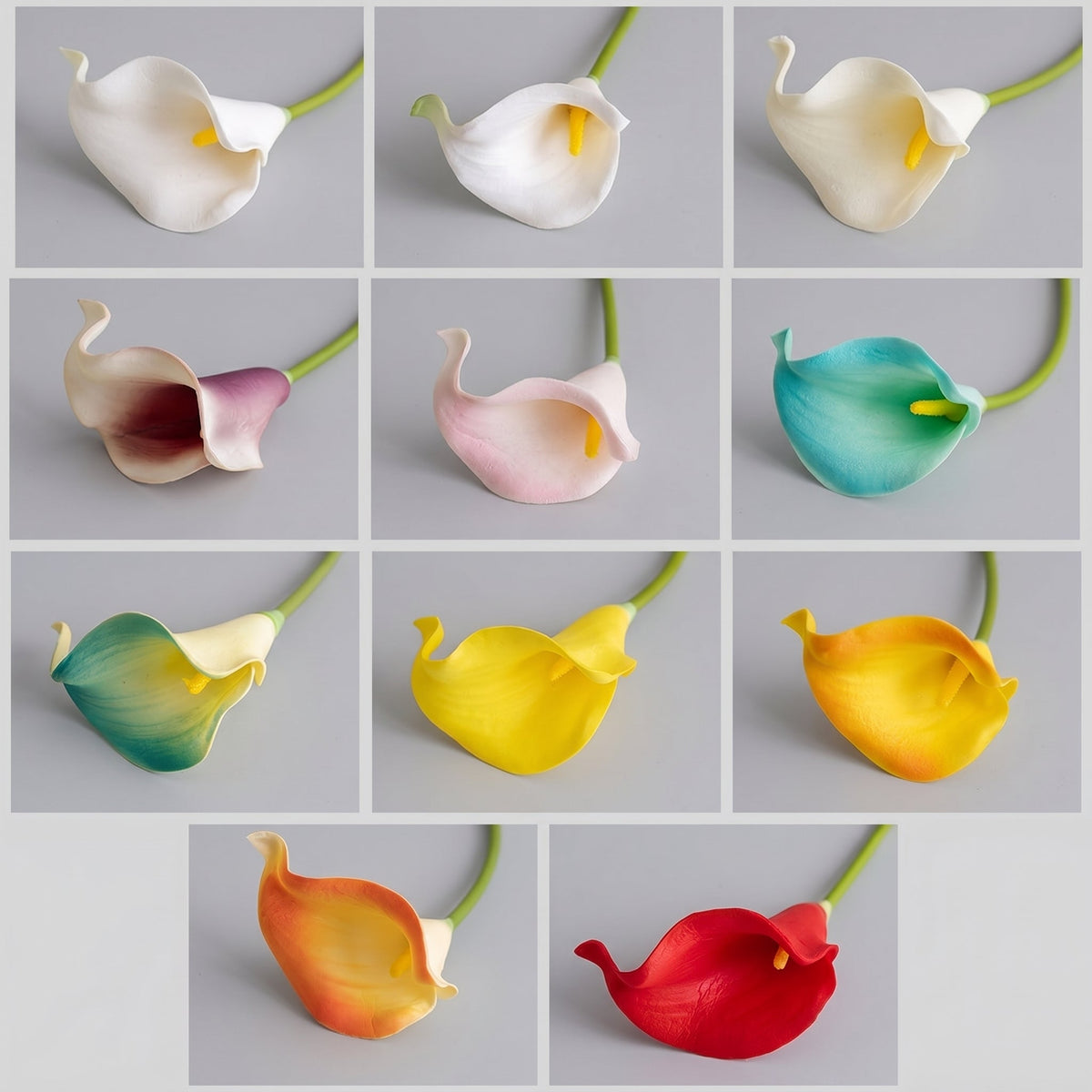 Small Calla Lily Bundle | Faux Real-Touch PU Lily 14.5" - Gallery