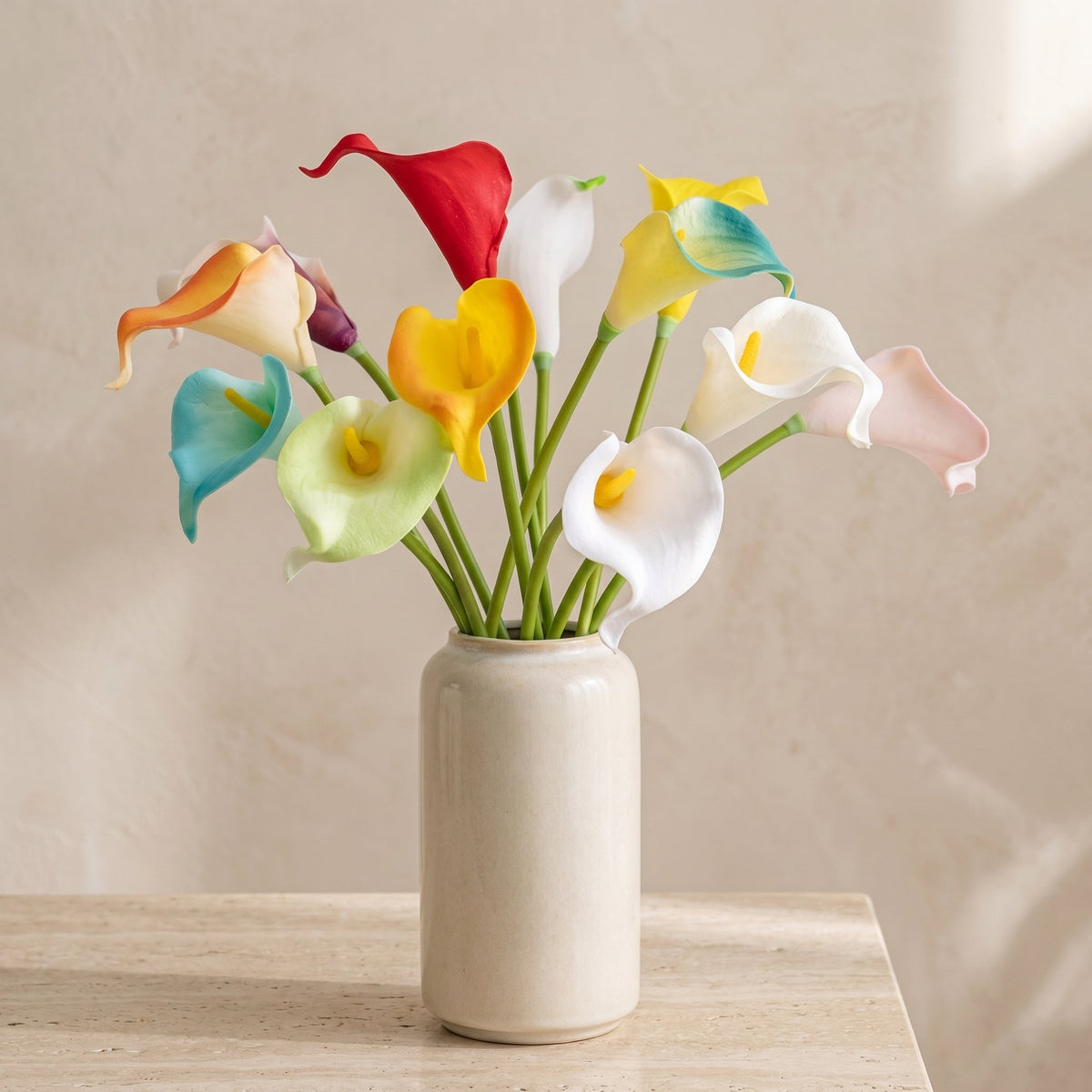Small Calla Lily Bundle | Faux Real-Touch PU Lily 14.5" - Gallery