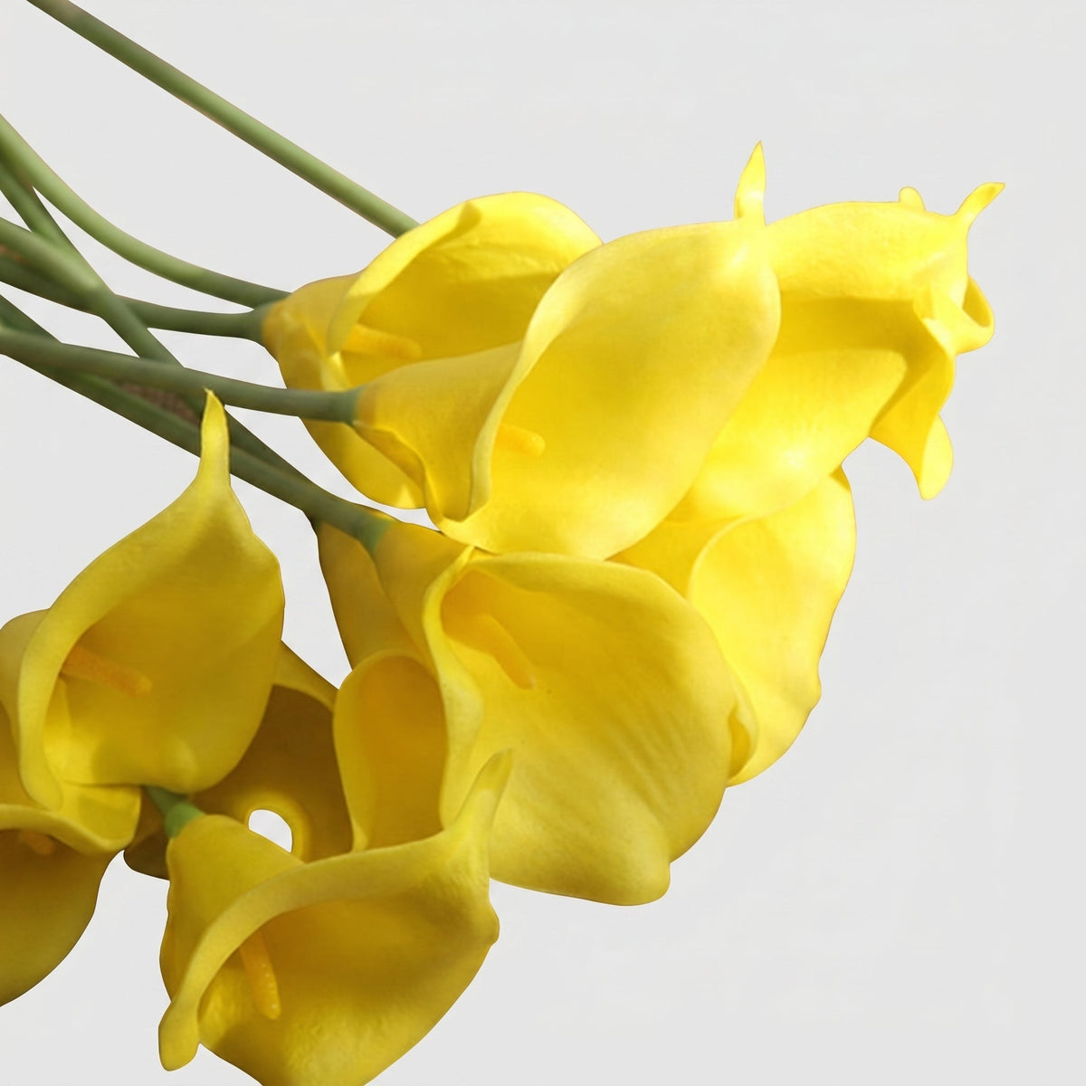 Small Calla Lily Bundle | Faux Real-Touch PU Lily 14.5" - White (extra)