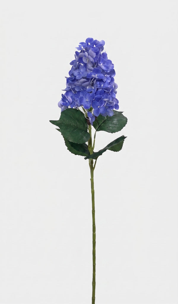 Real Touch Pointy Hydrangea Single Stem - Blue (edited)