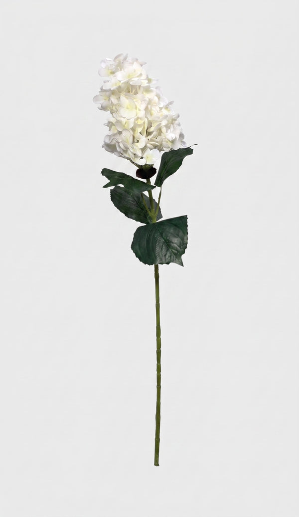 Real Touch Pointy Hydrangea Single Stem - White (edited)
