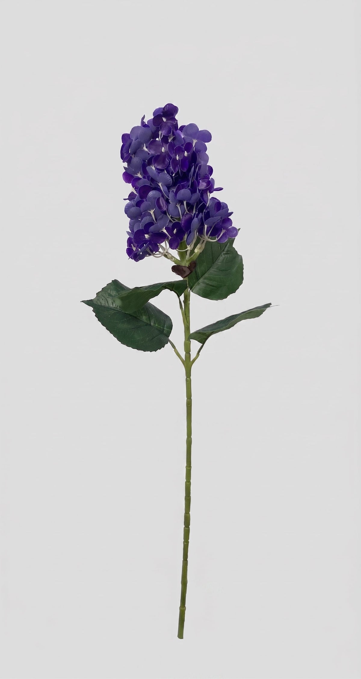 Real Touch Pointy Hydrangea Single Stem - Violet (edited)