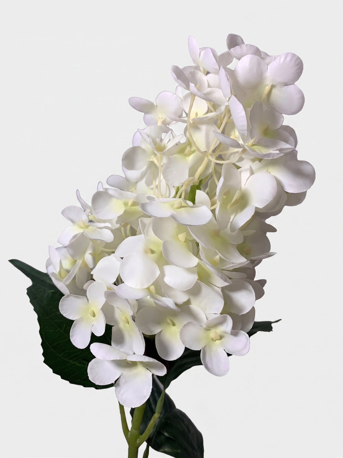 Real Touch Pointy Hydrangea Single Stem - White (edited)