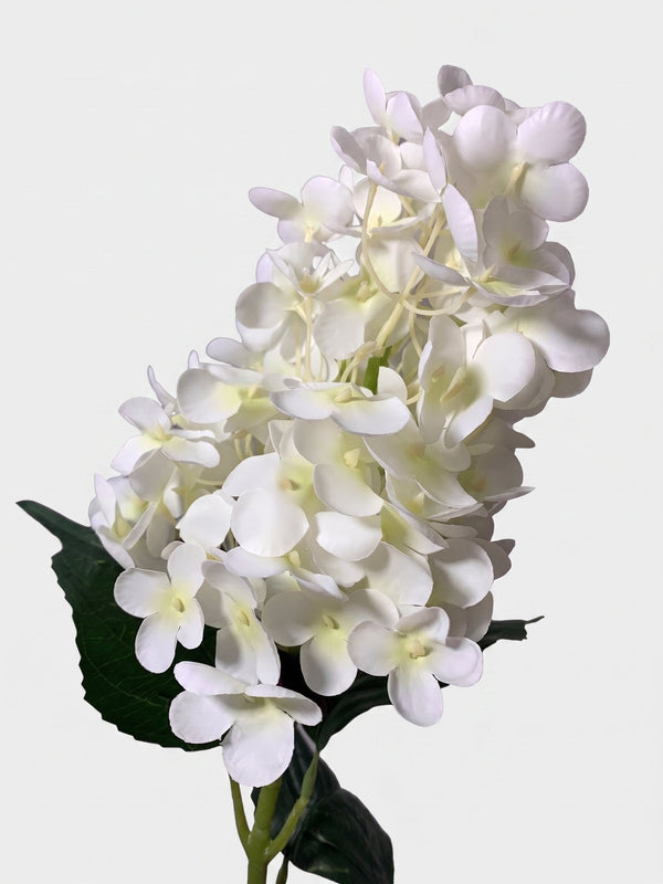 Real Touch Pointy Hydrangea Single Stem - White (edited)