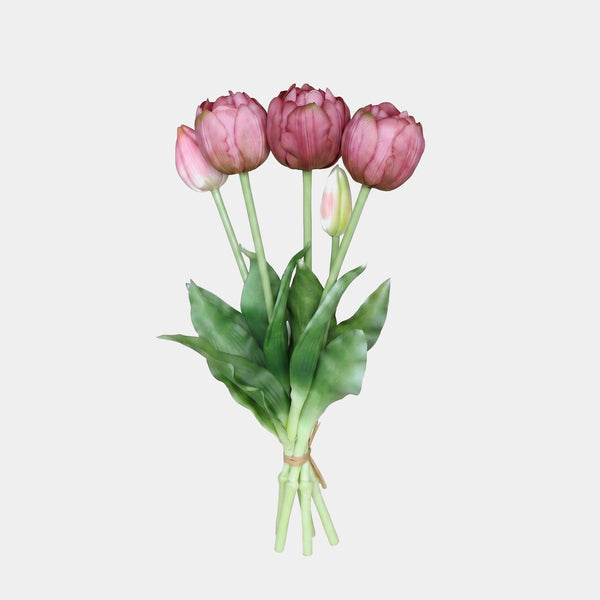 5 Peony & Tulip Bundle - Light Purple (Side View)