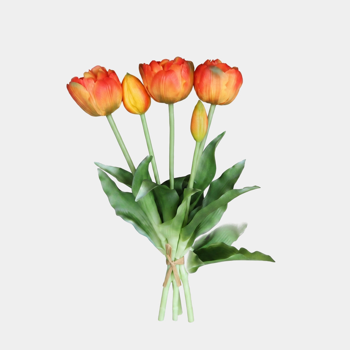 5 Peony & Tulip Bundle - Orange (Side View)