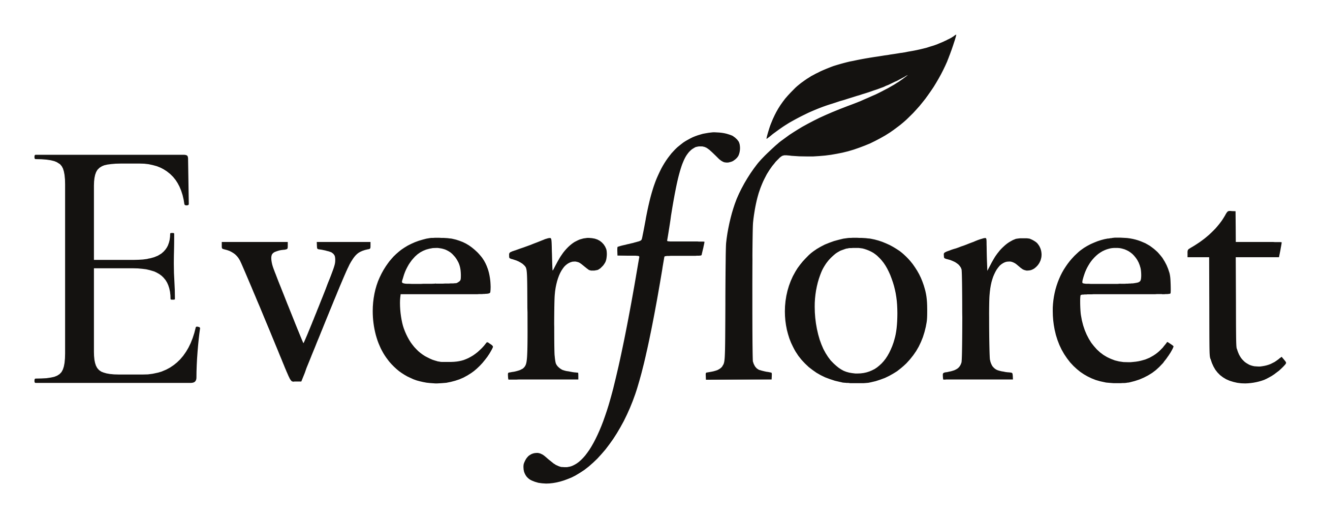 Everfloret logo (black)