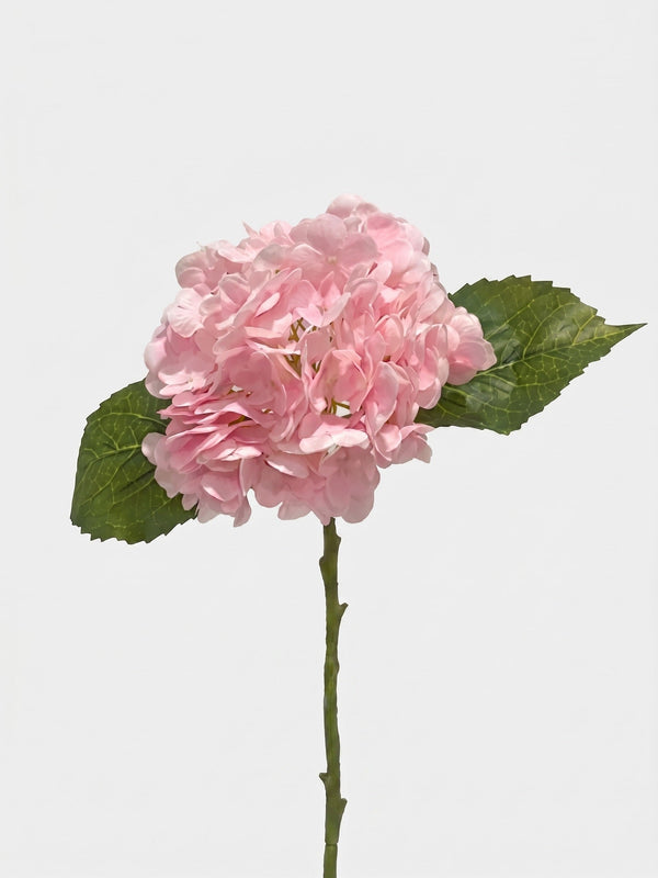 21-in Real Touch Hydrangea Stem - Baby Pink 01 (Studio Gray)