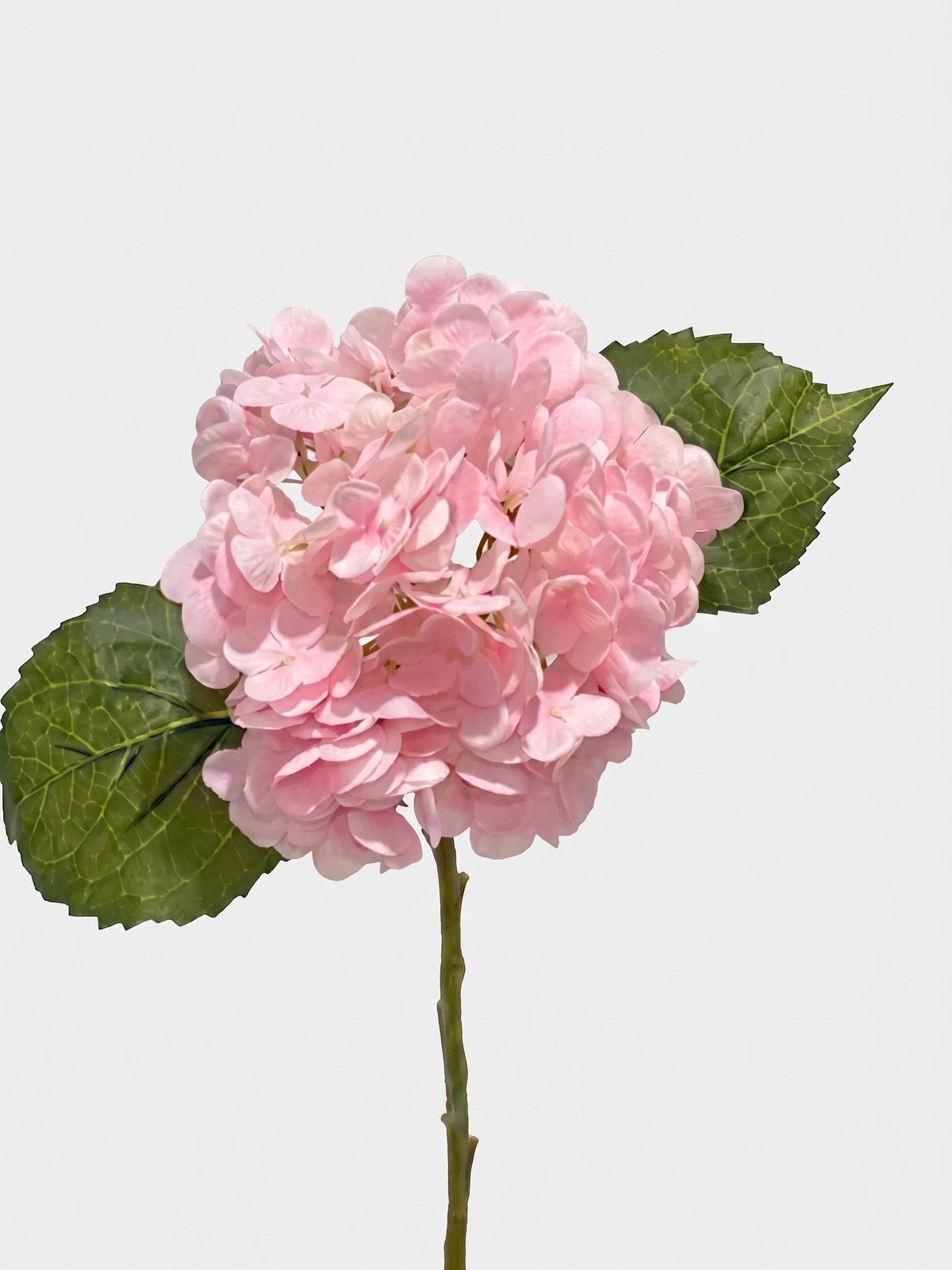 21-in Real Touch Hydrangea Stem - Baby Pink 02 (Studio Gray)