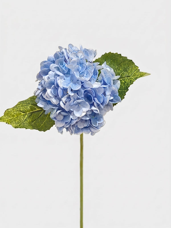 21-in Real Touch Hydrangea Stem - Blue 04 (Studio Gray)