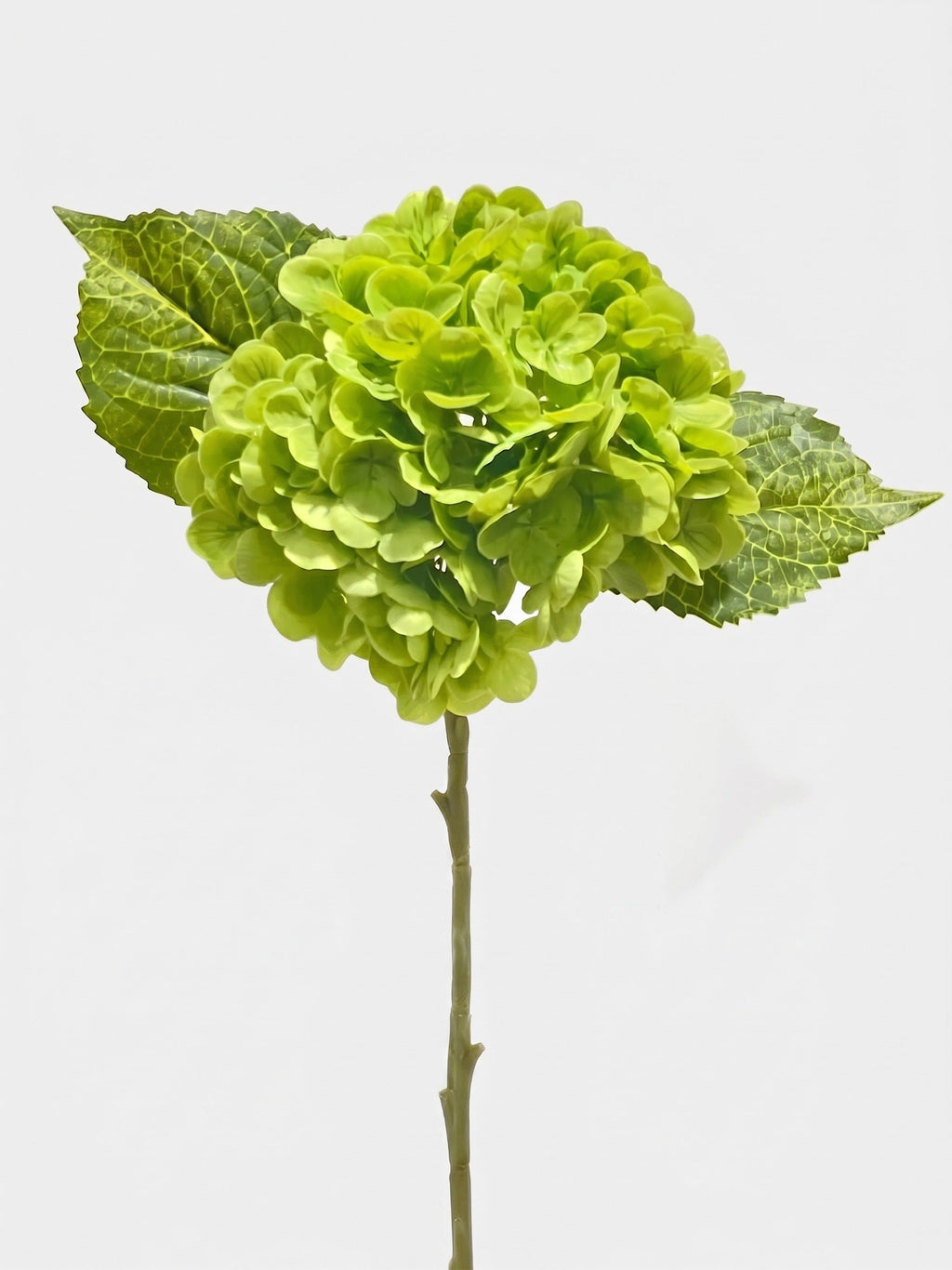 21-in Real Touch Hydrangea Stem - Dark Green 06 (Studio Gray)