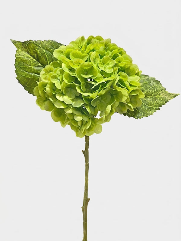 21-in Real Touch Hydrangea Stem - Dark Green 07 (Studio Gray)