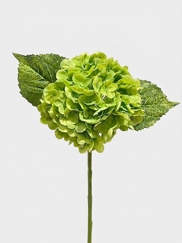 21-in Real Touch Hydrangea Stem - Dark Green 08 (Studio Gray)