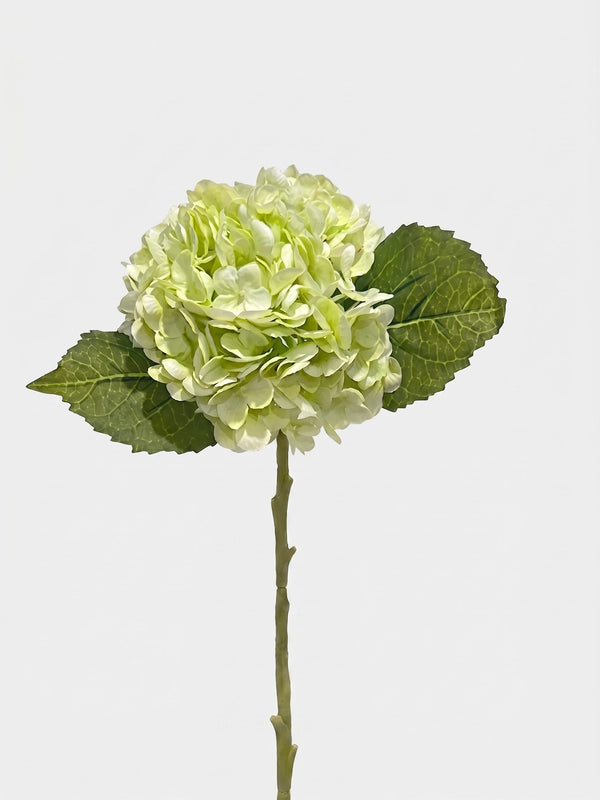 21-in Real Touch Hydrangea Stem - Light Green 10 (Studio Gray)