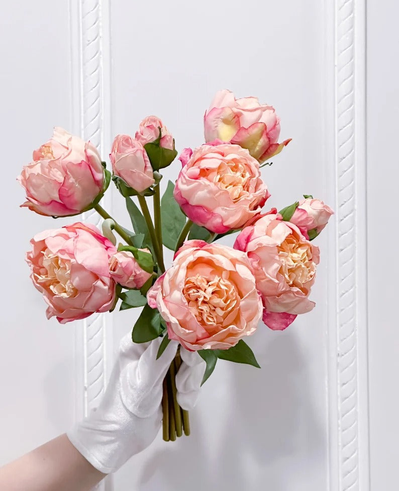 7 Stems Peony Bundle - Pink