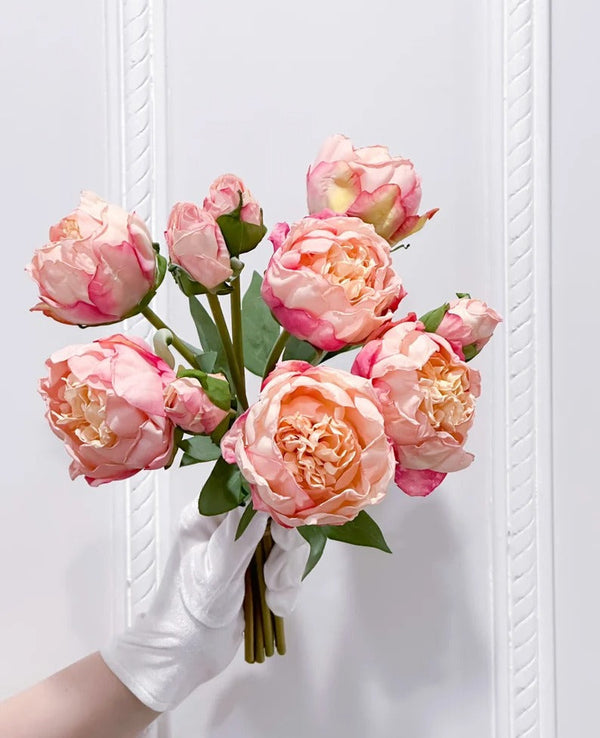 7 Stems Peony Bundle - Pink
