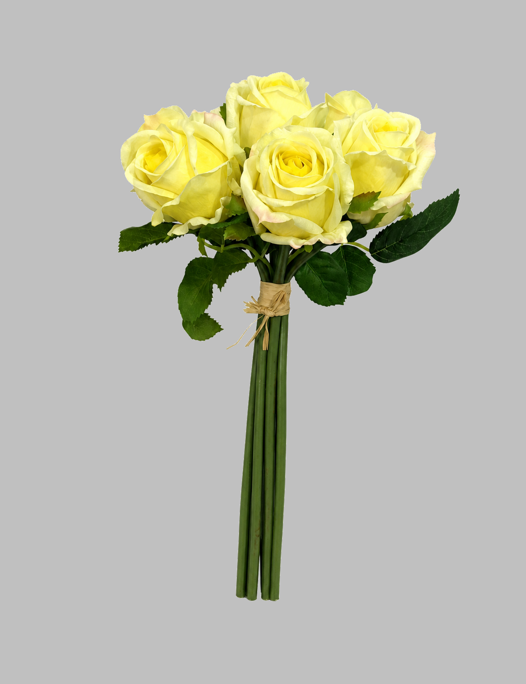 6 Stem Real Touch Cabbage Garden Rose Bouquet - IMG_8198 gray (unified)