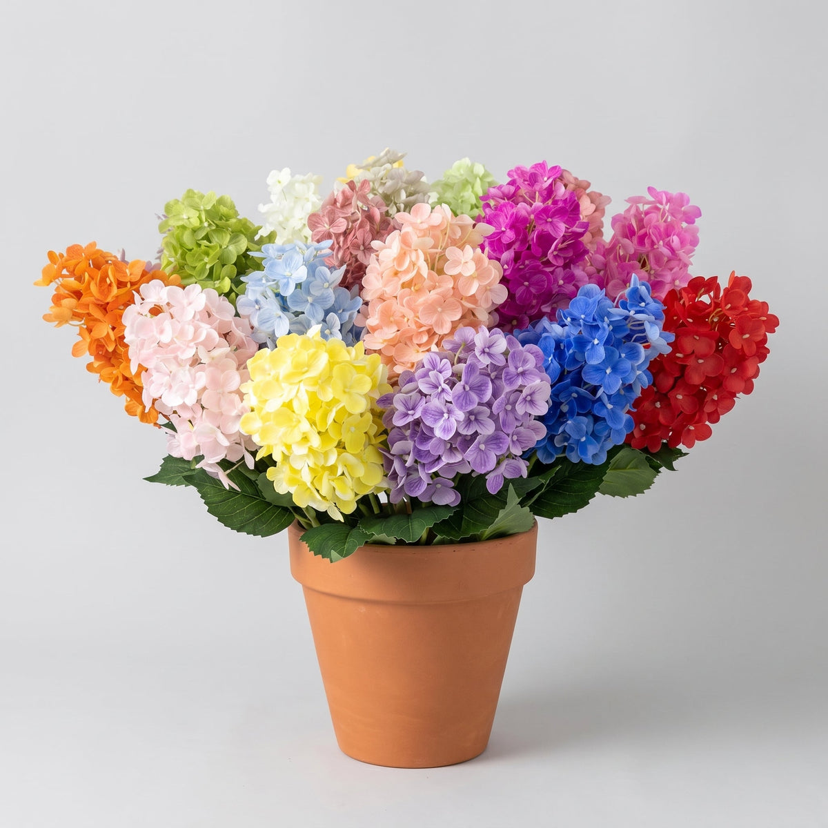 Real Touch Pointy Hydrangea Single Stem - Arrangement (edited)