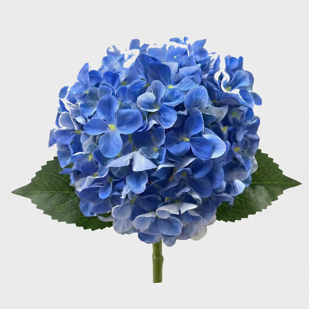 Large Premium Silk Hydrangea Single Stem - Dark Blue (edited)