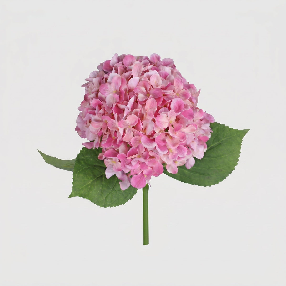 Large Premium Silk Hydrangea Single Stem - Dark Pink (edited)