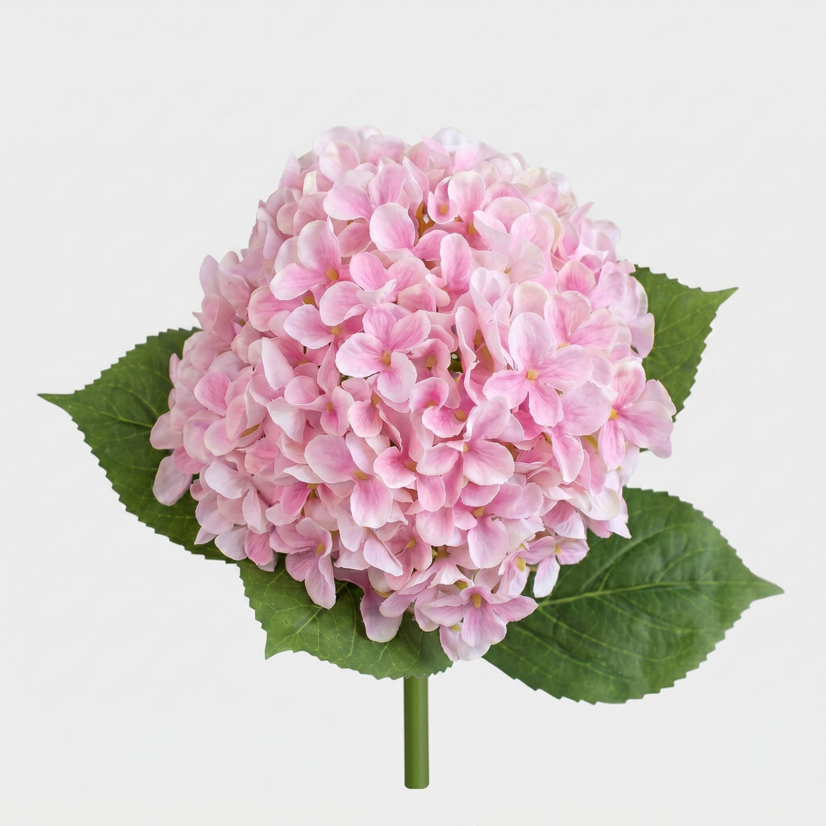 Large Premium Silk Hydrangea Single Stem - Pink (edited) Main image